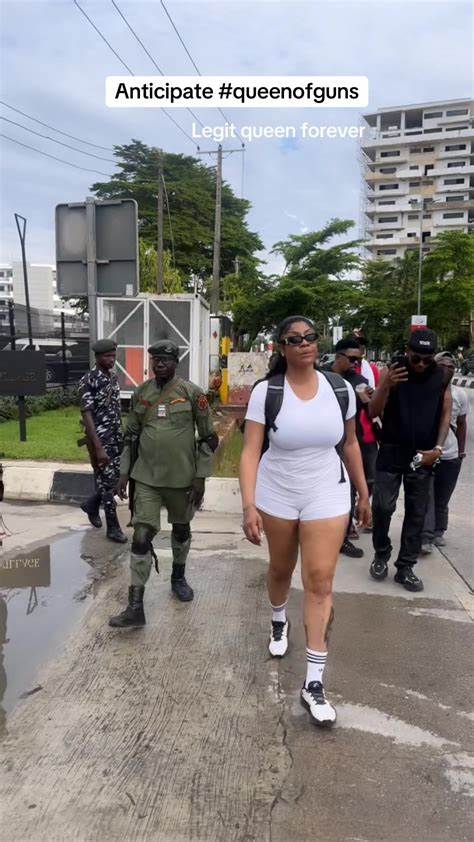 Angela Okorie's Viral 'Queen of Guns' Video Sparks Police Action Against Armed Escorts